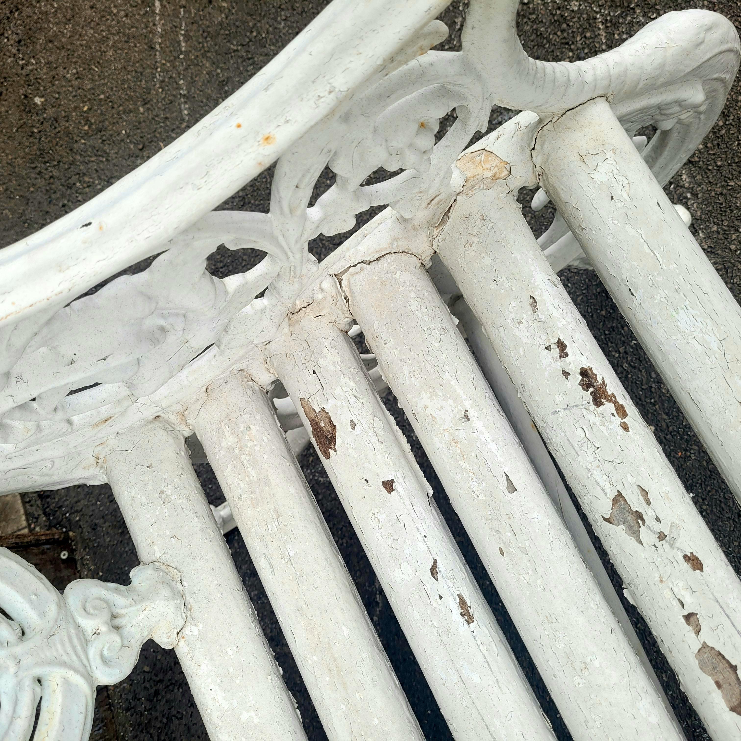 British Coalbrookdale, Cast Iron Bench, 19th Century For Sale