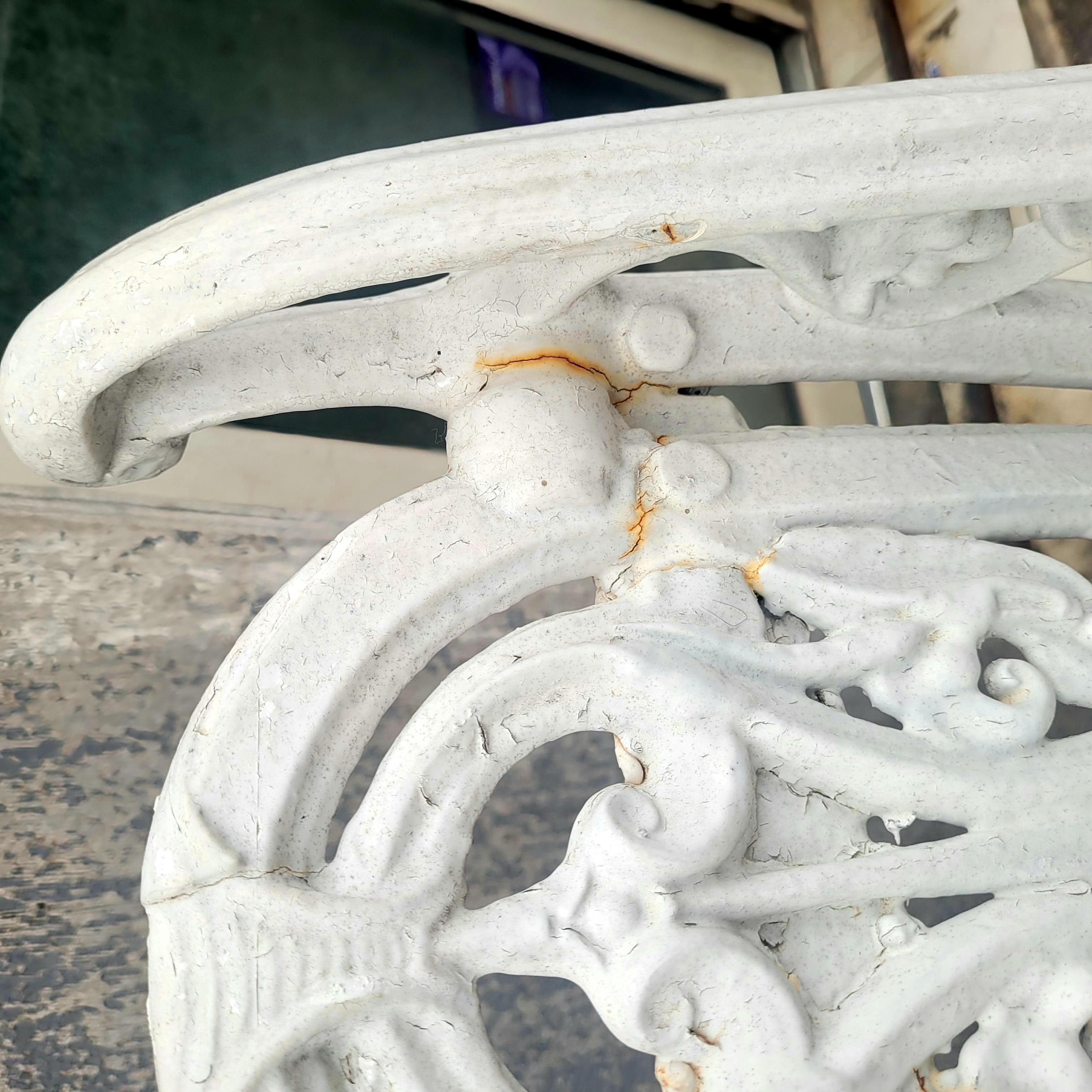 Coalbrookdale, Cast Iron Bench, 19th Century In Good Condition For Sale In MARSEILLE, FR