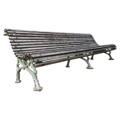 Coalbrookdale Cast Iron Garden Bench in the Style of Organic Naturistic Branches