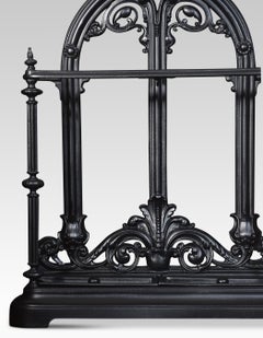 Coalbrookdale cast iron umbrella stand