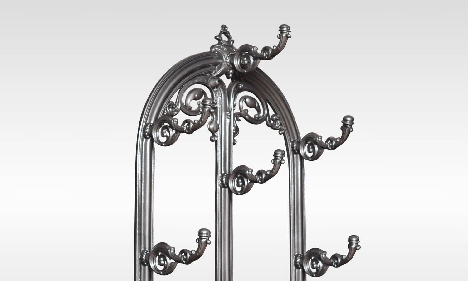 19th Century Coalbrookdale Style Cast Iron Hall Stand
