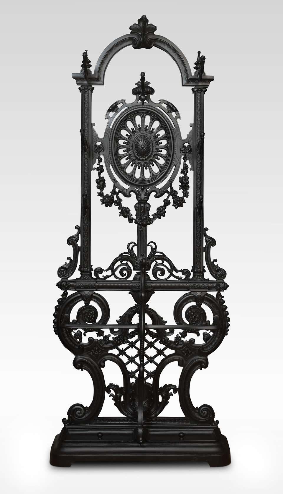 Coalbrookdale Hall Stand Cast Iron 19th Century Victorian, circa 1850 ...