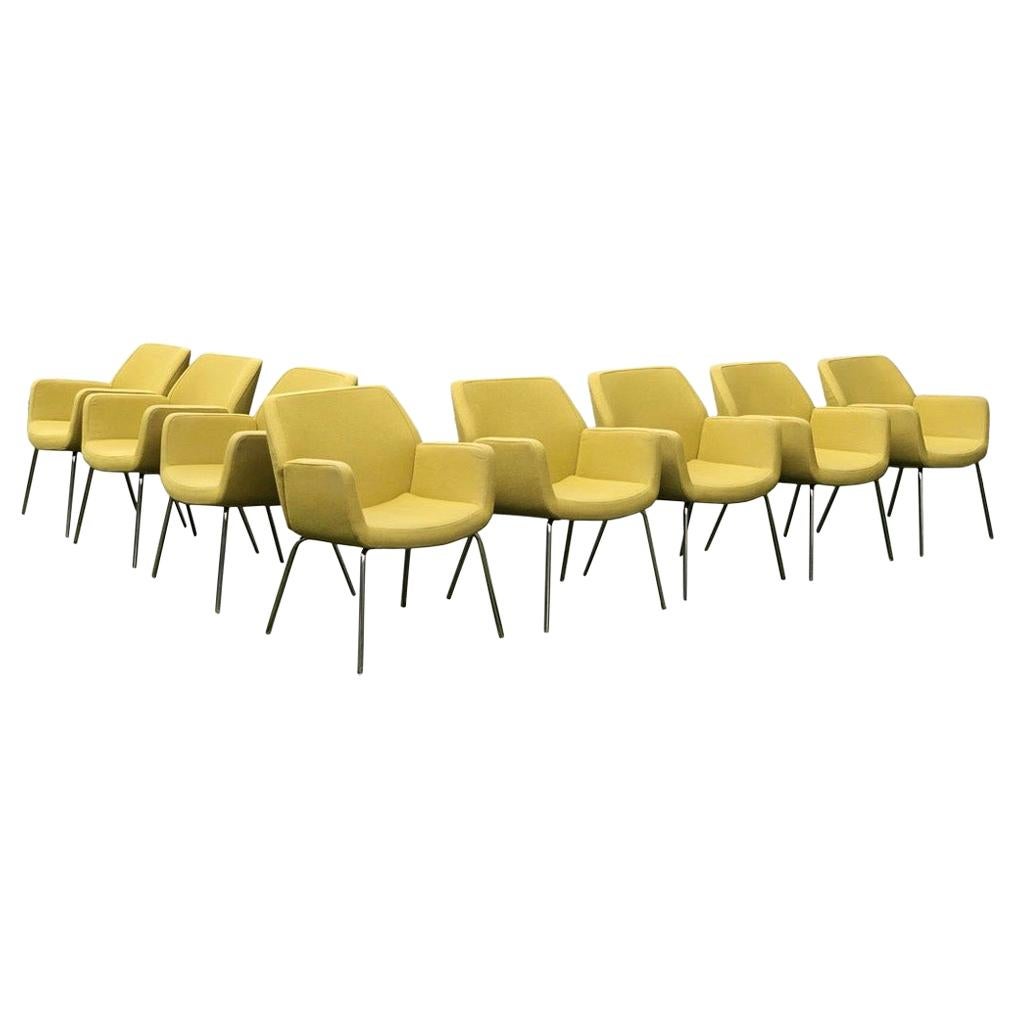 Coalesse Bindu Dining Chairs Designed by Brian Kane Set of Eight Midcentury