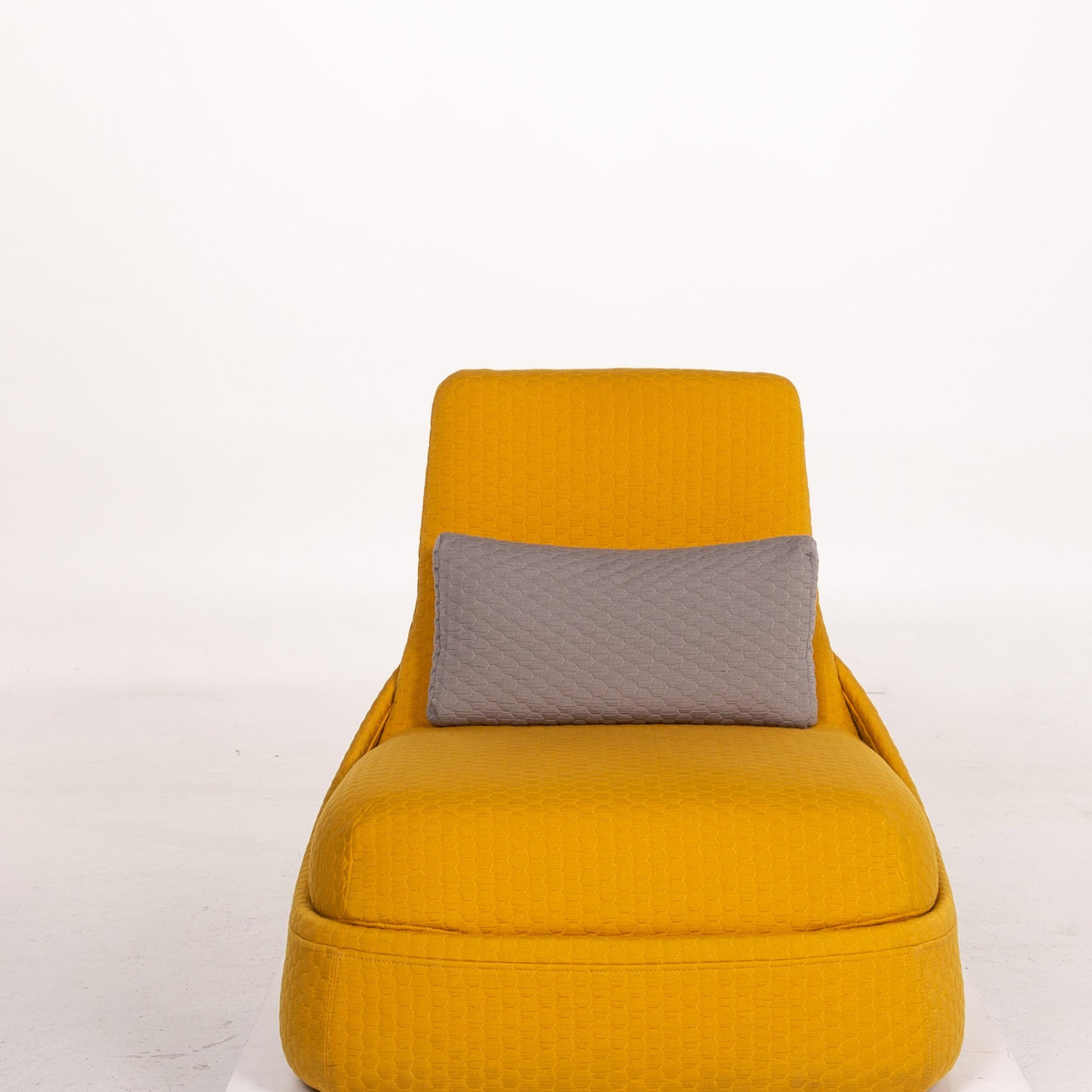 Coalesse Hosu Fabric Armchair Yellow Patricia Urquiola In Excellent Condition For Sale In Cologne, DE