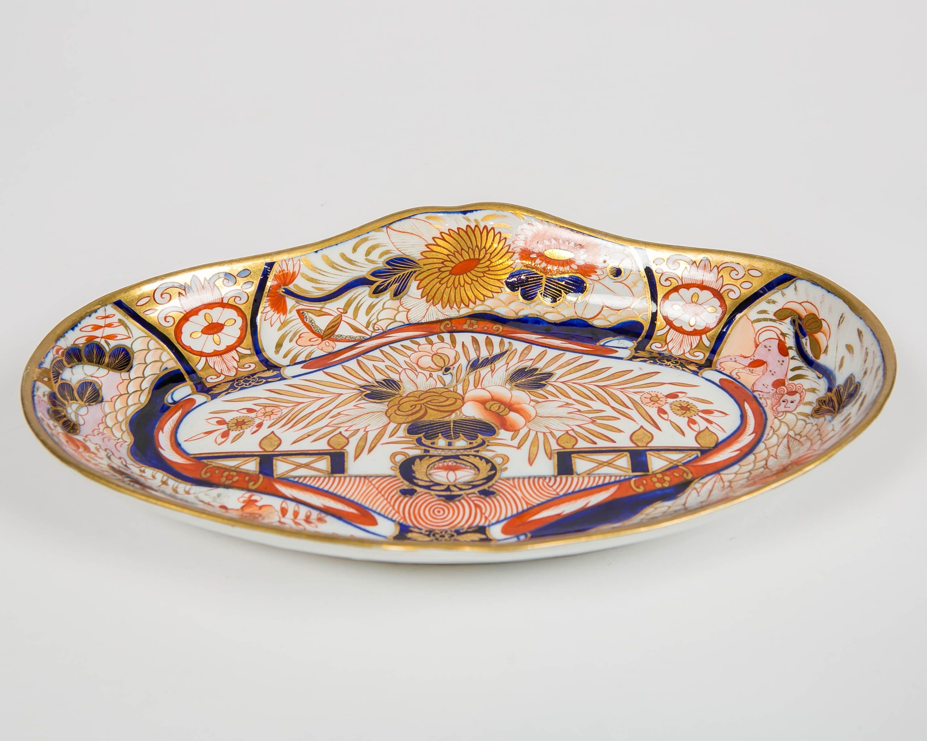 Porcelain Coalport Admiral Nelson Pattern Oval Dishes, England, circa 1810