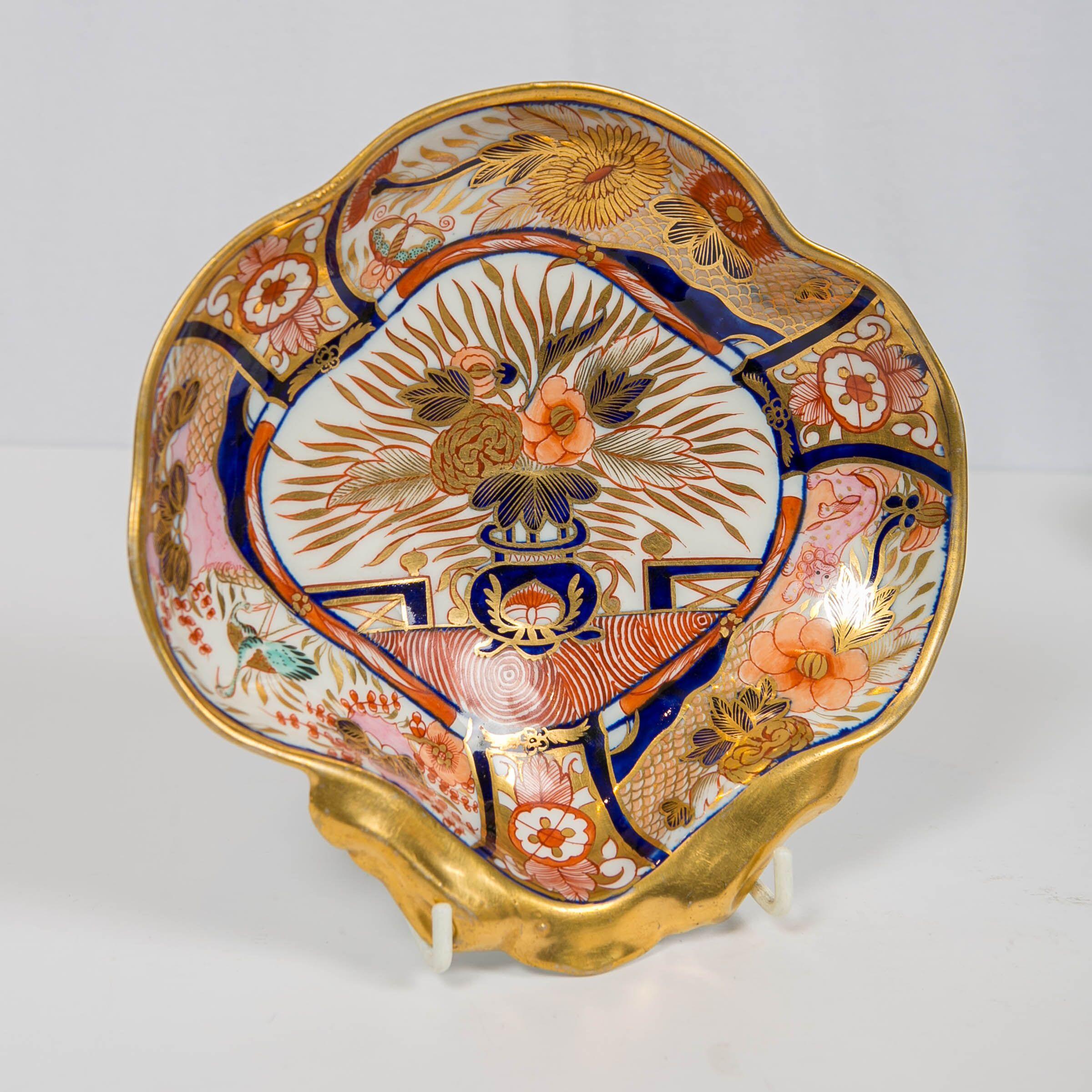 Coalport Admiral Nelson Shell Shaped Dishes, England, circa 1810 1