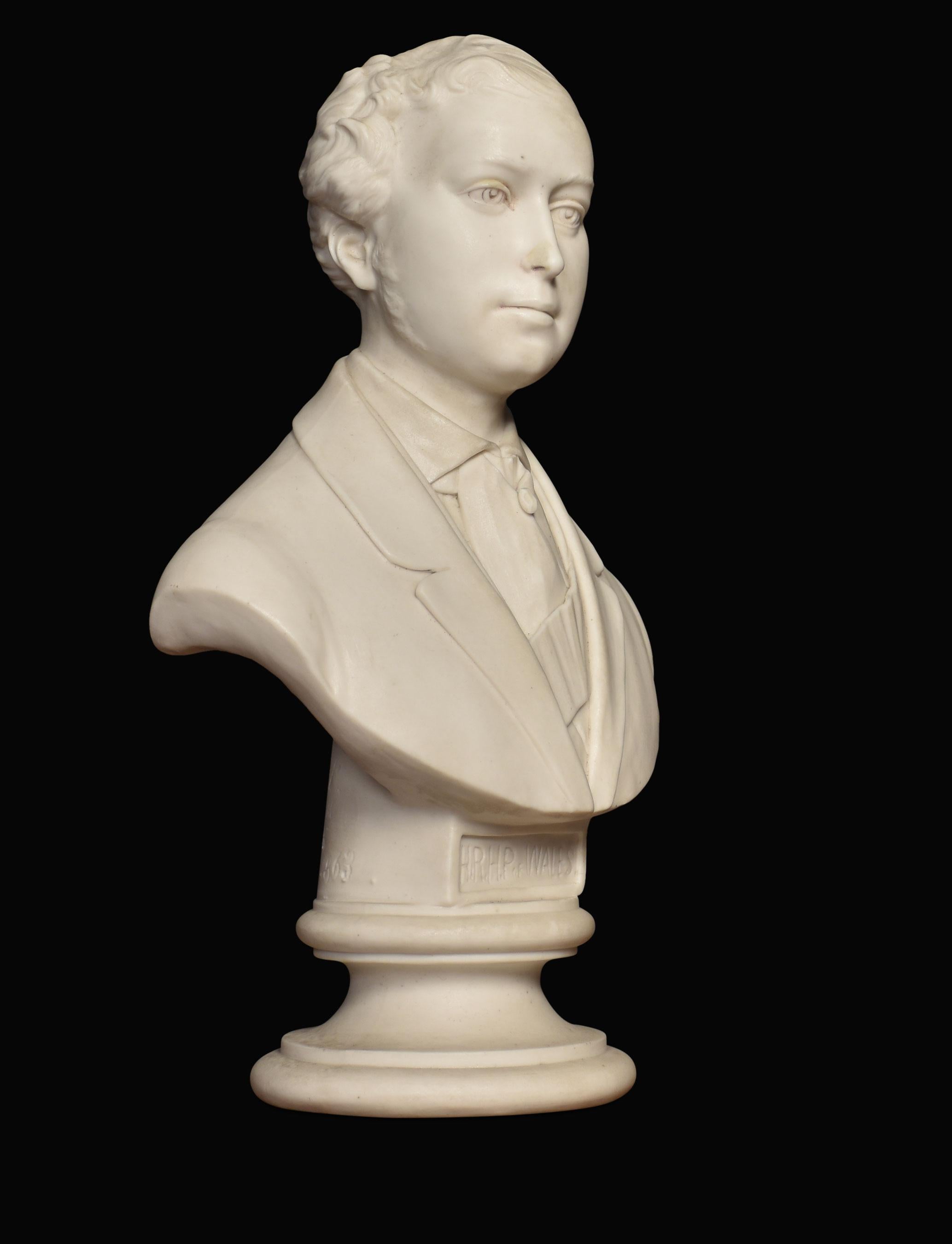Coalport bust by John Rose & Co of King Charles raised up on circular stepped base.
Dimensions
Height 13.5 inches
Width 8 inches
Depth 5 inches.