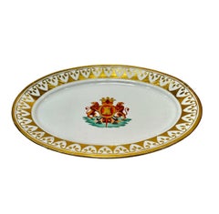 Plato con Escudo de Coalport