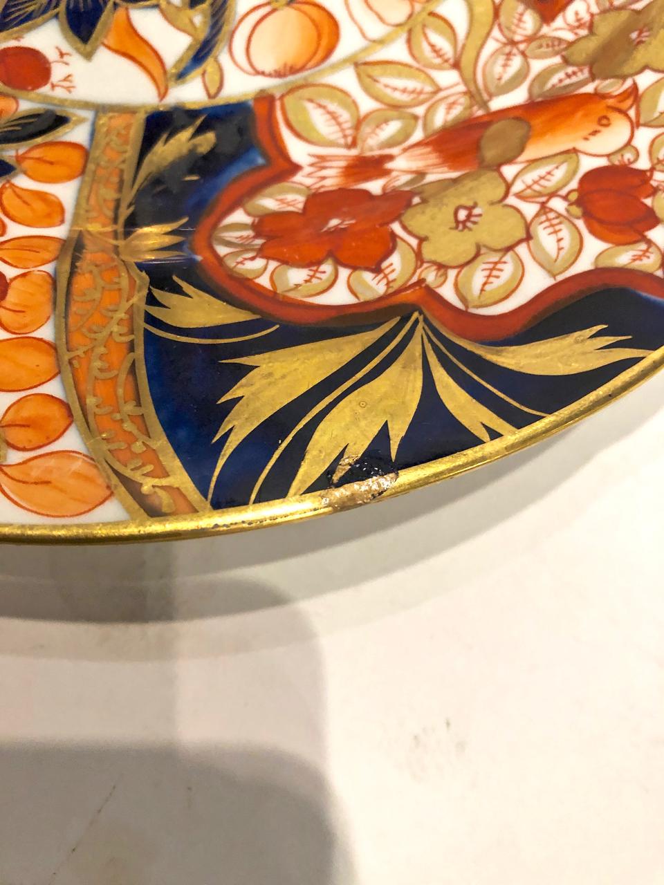 English Coalport Dinner Plates, Early 19th Century