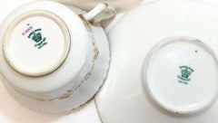 Coalport England Cobalt Blue & Gilt Porcelain Dessert Service for 12