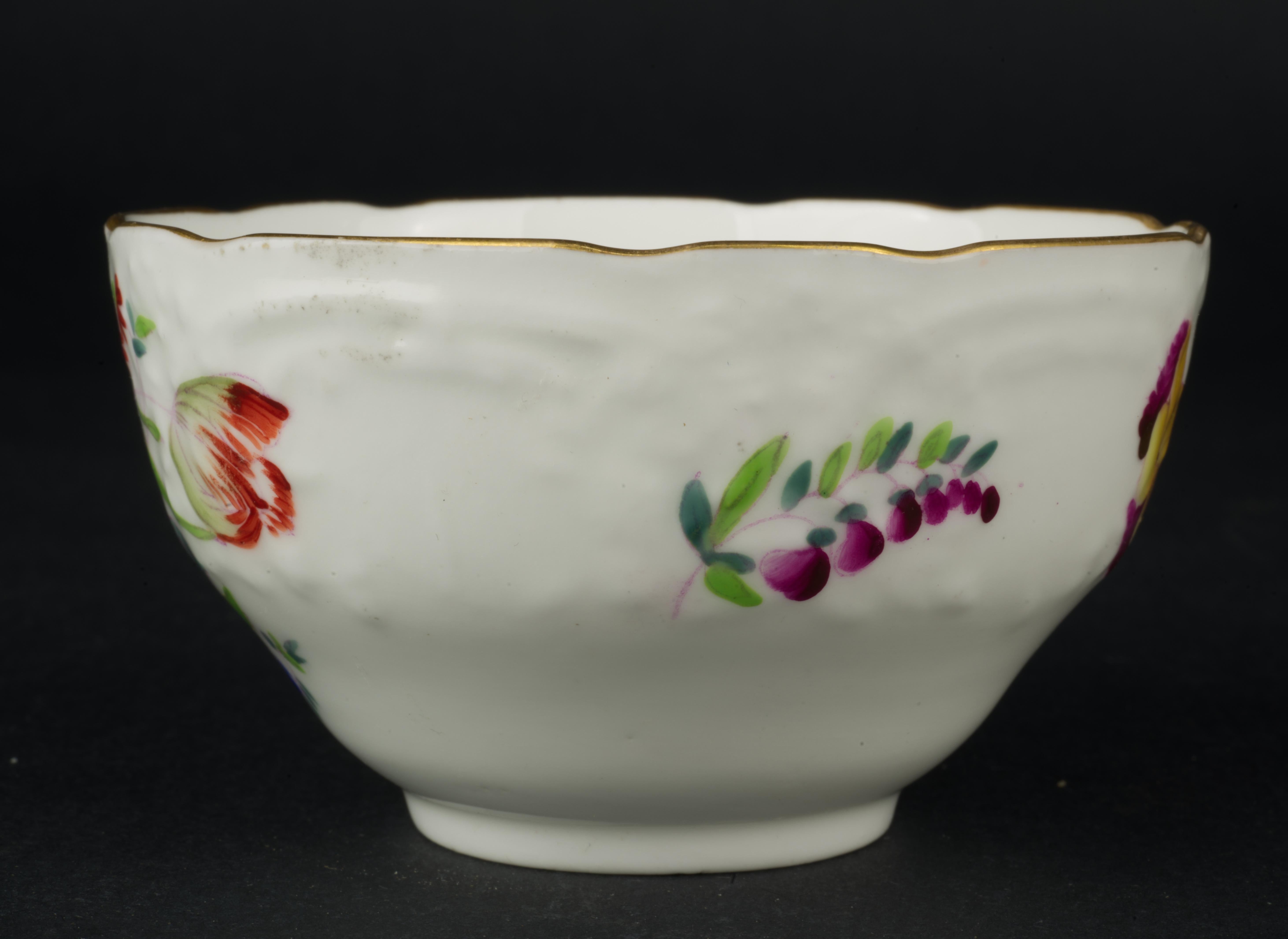 Tasse et soucoupe peintes à la main Coalport pour Davis Collamore NY, Angleterre 1881-1890 en vente 7