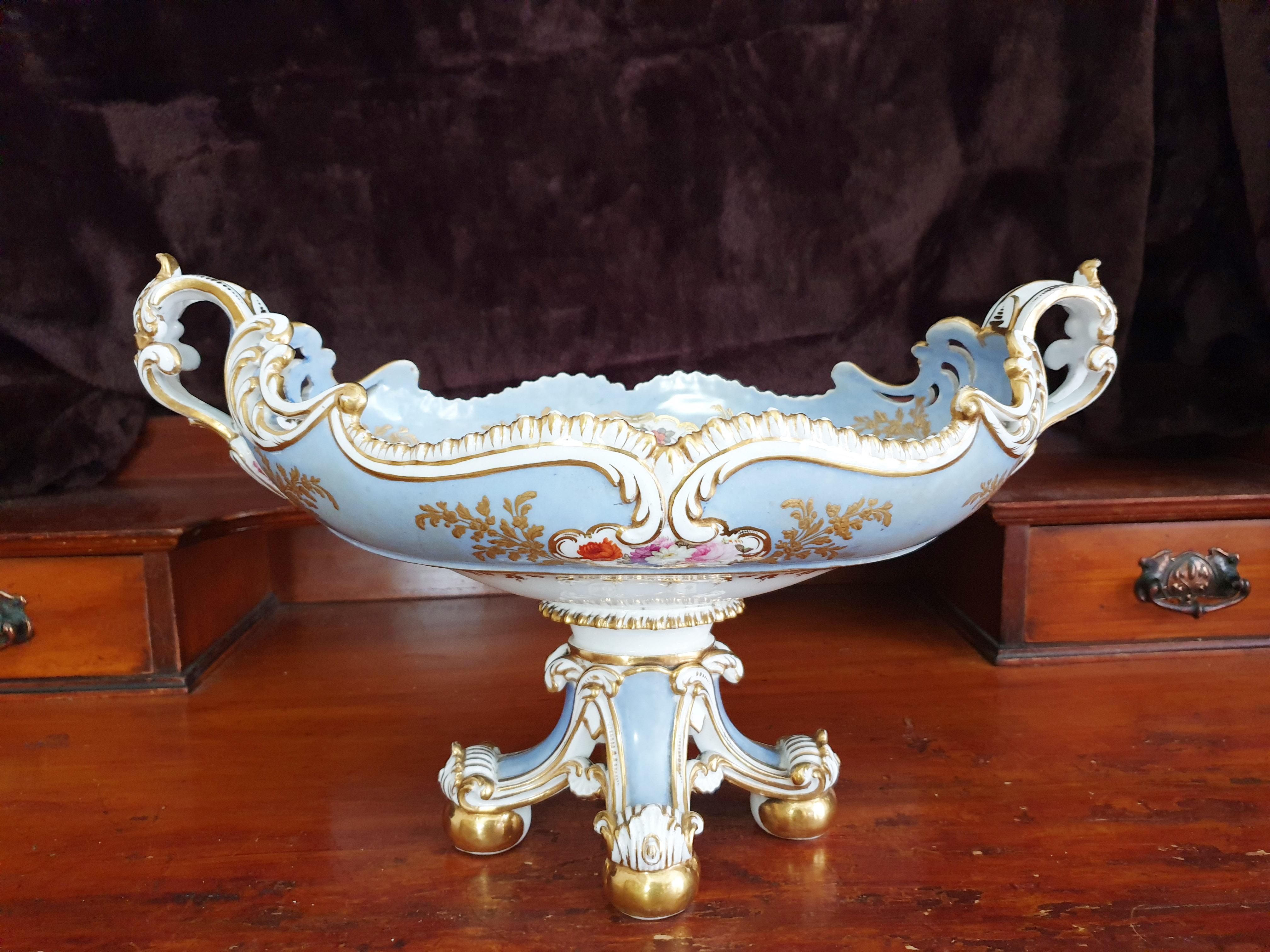 Coalport Georgian Handpainted Dessert Service For Sale 7