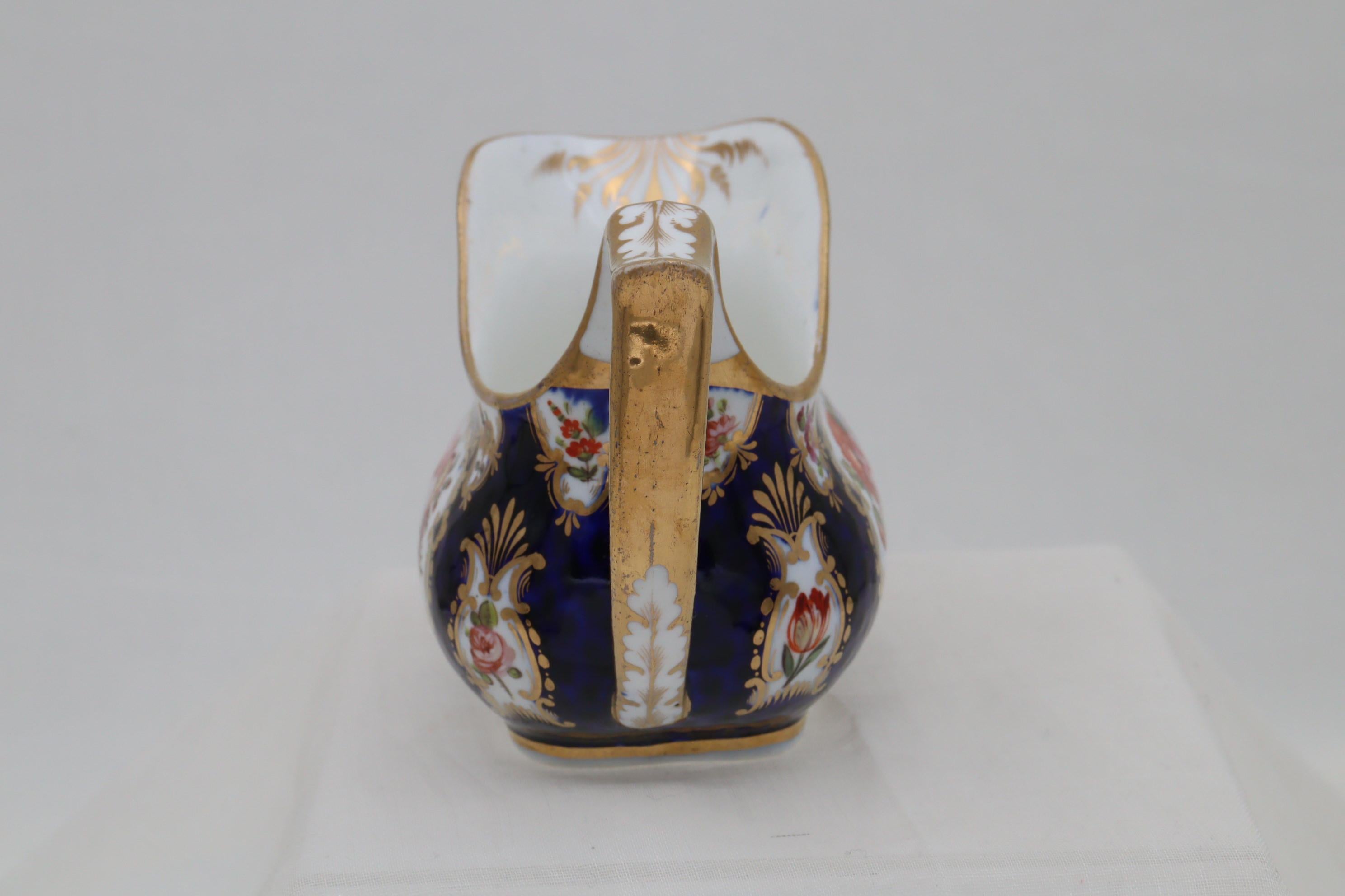 Hand-Painted Coalport hand painted creamer For Sale