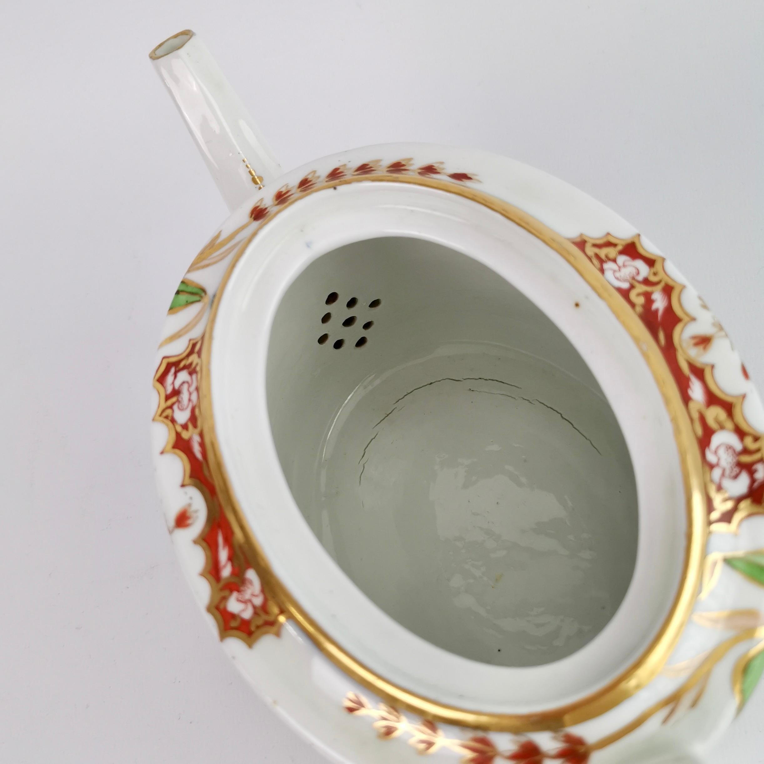 Coalport John Rose Breakfast Tea Service, Finger and Thumb Pattern, 1803-1807 8