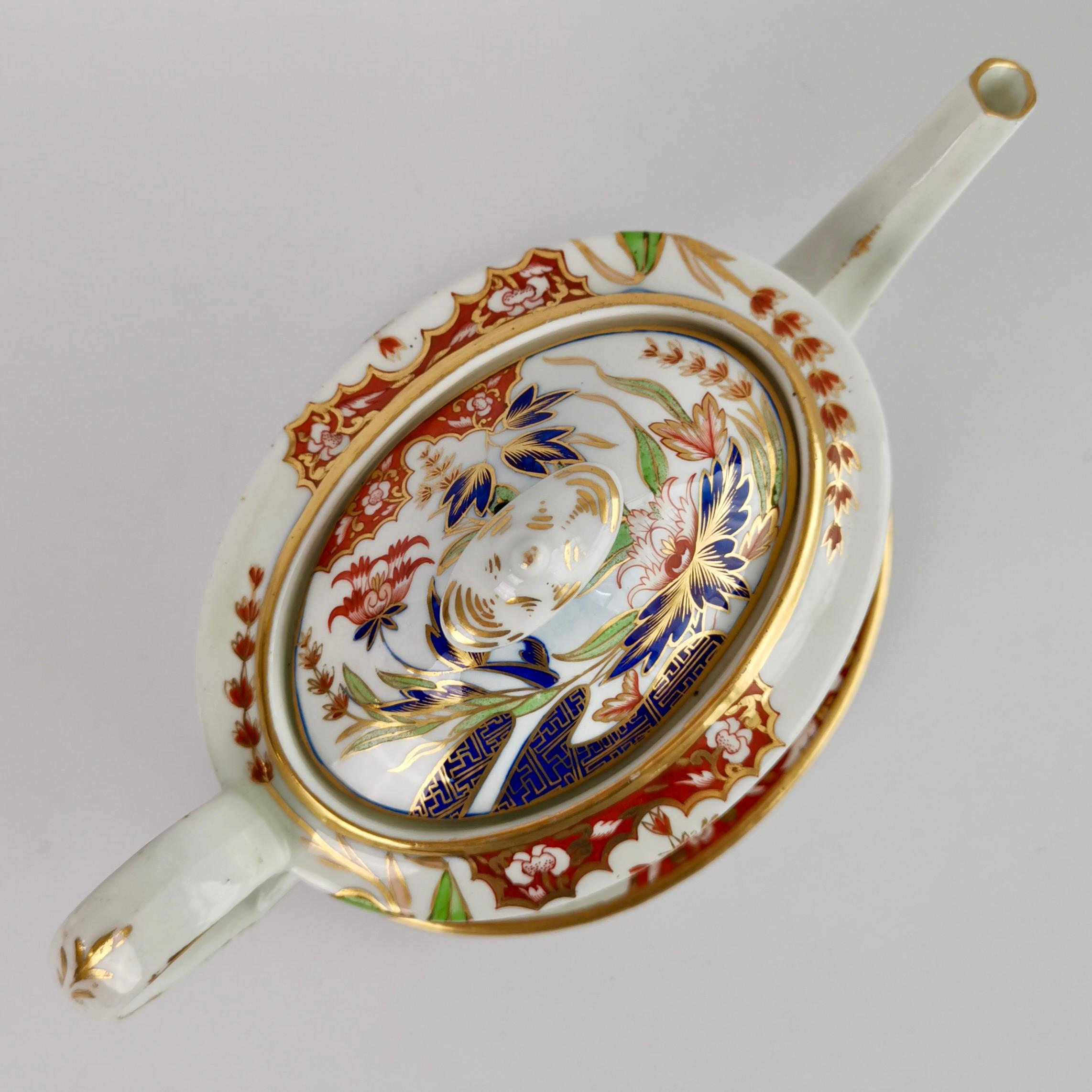 George III Coalport John Rose Breakfast Tea Service, Finger and Thumb Pattern, 1803-1807