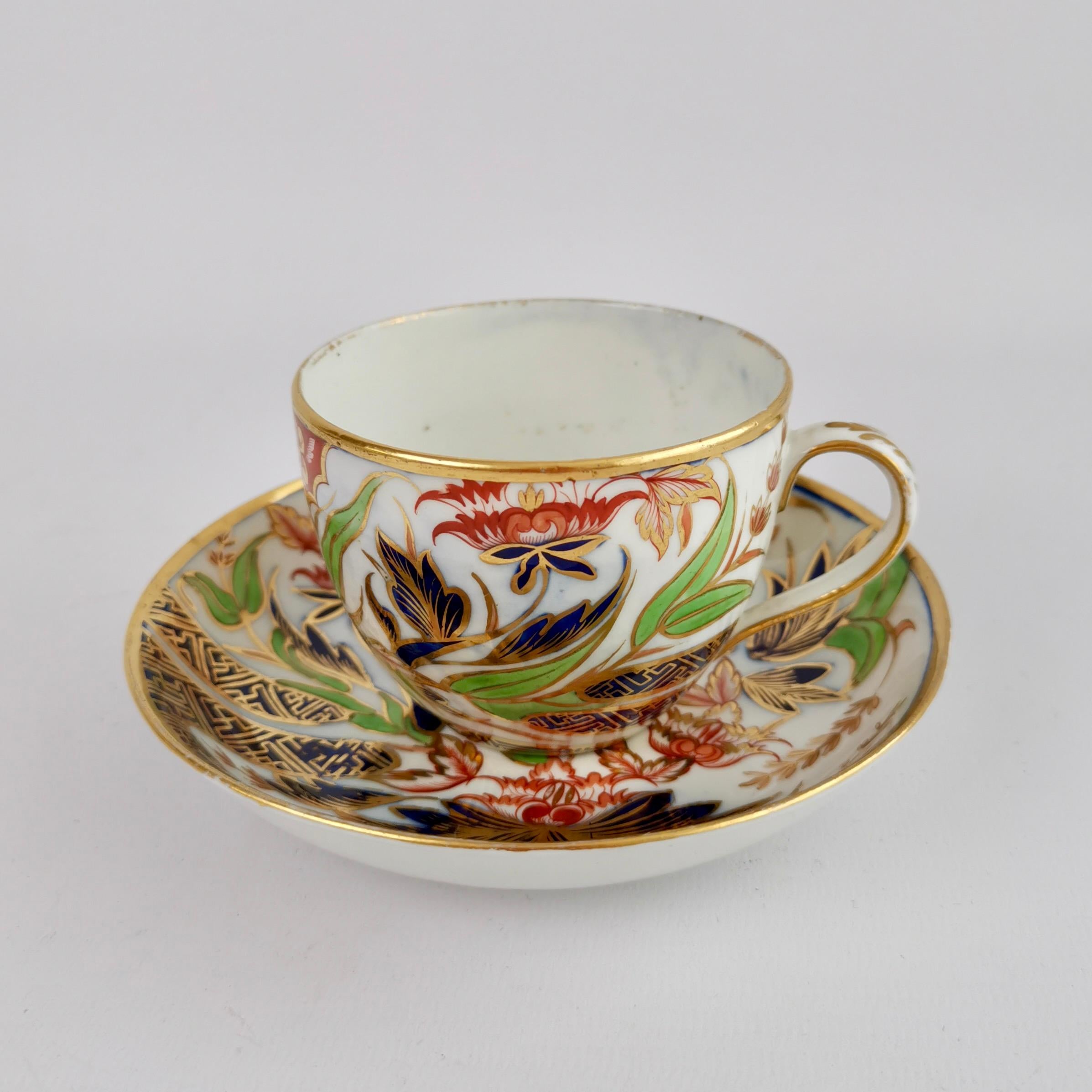 Coalport John Rose Breakfast Tea Service, Finger and Thumb Pattern, 1803-1807 In Good Condition In London, GB