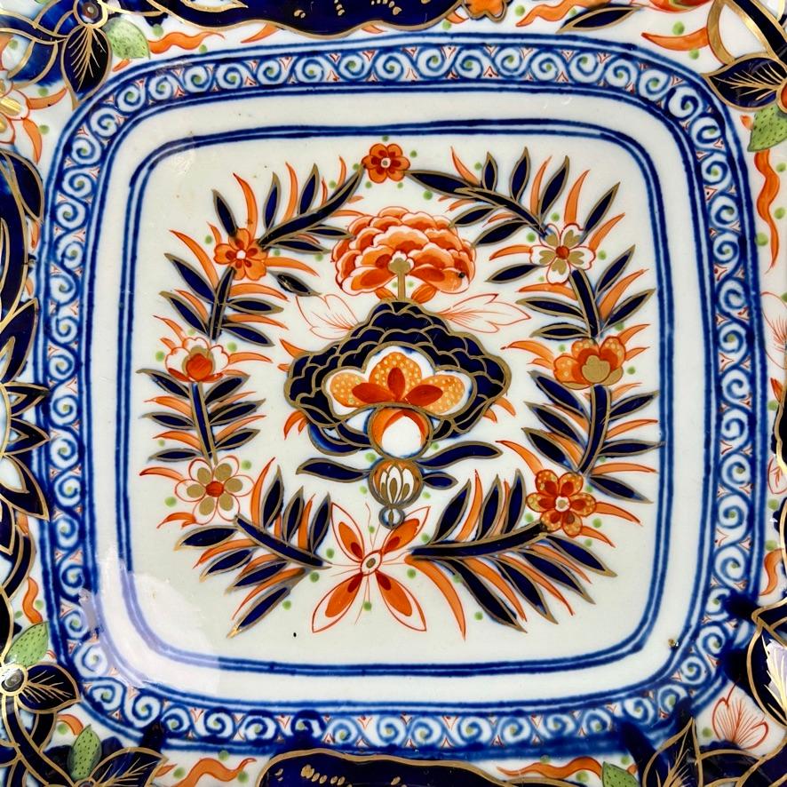 Coalport John Rose Porcelain Dessert Service, Imari Pattern, ca 1805 For Sale 1