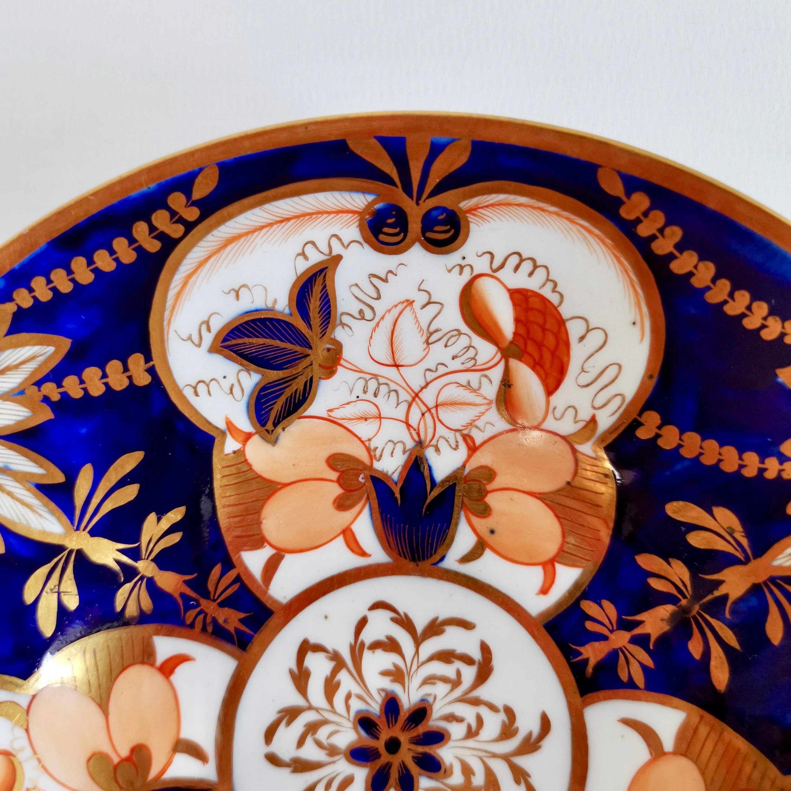 Coalport John Rose Porcelain Teacup, Imari Pattern, Regency ca 1815 8