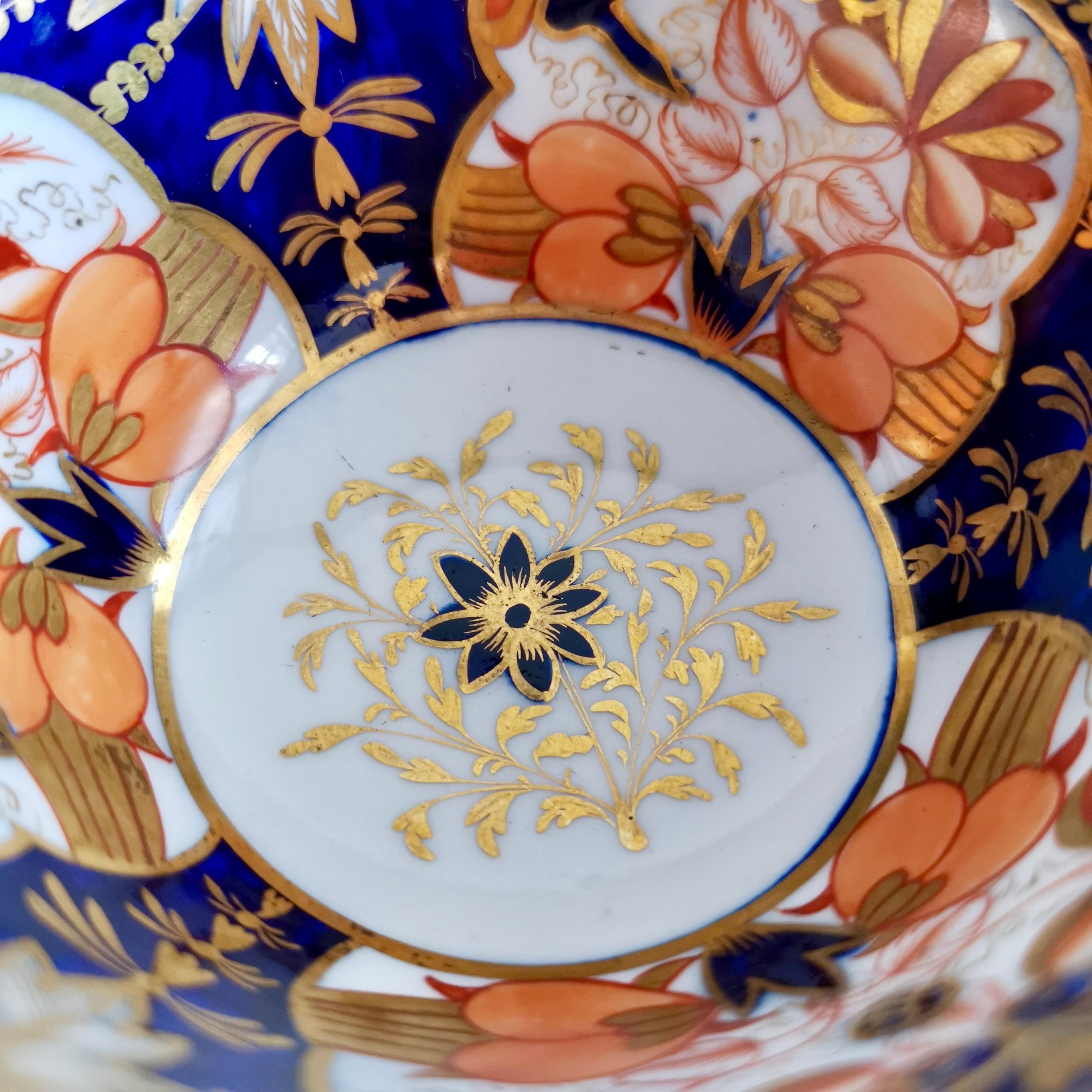 Coalport John Rose Porcelain Teacup, Imari Pattern, Regency ca 1815 9
