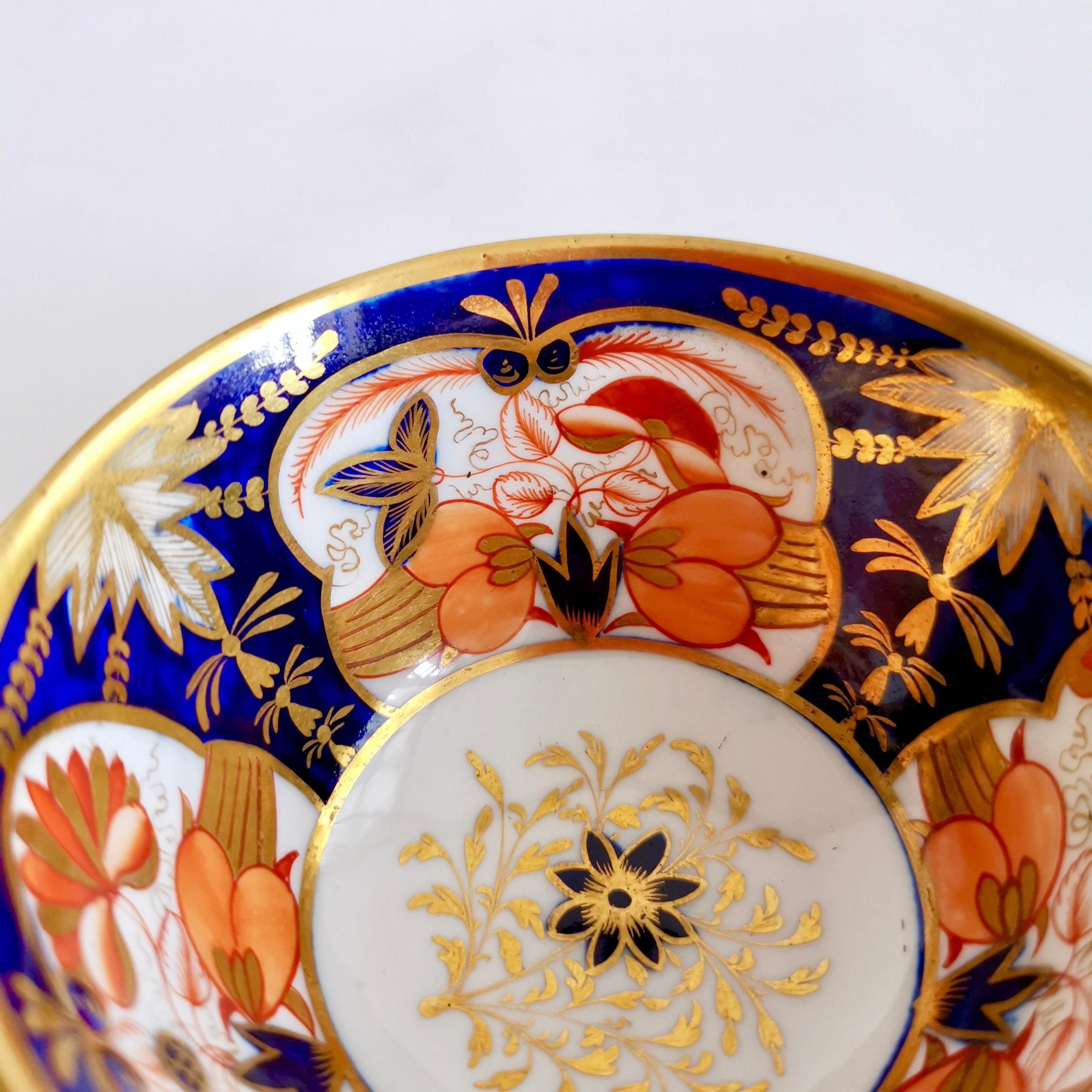 Coalport John Rose Porcelain Teacup, Imari Pattern, Regency ca 1815 10