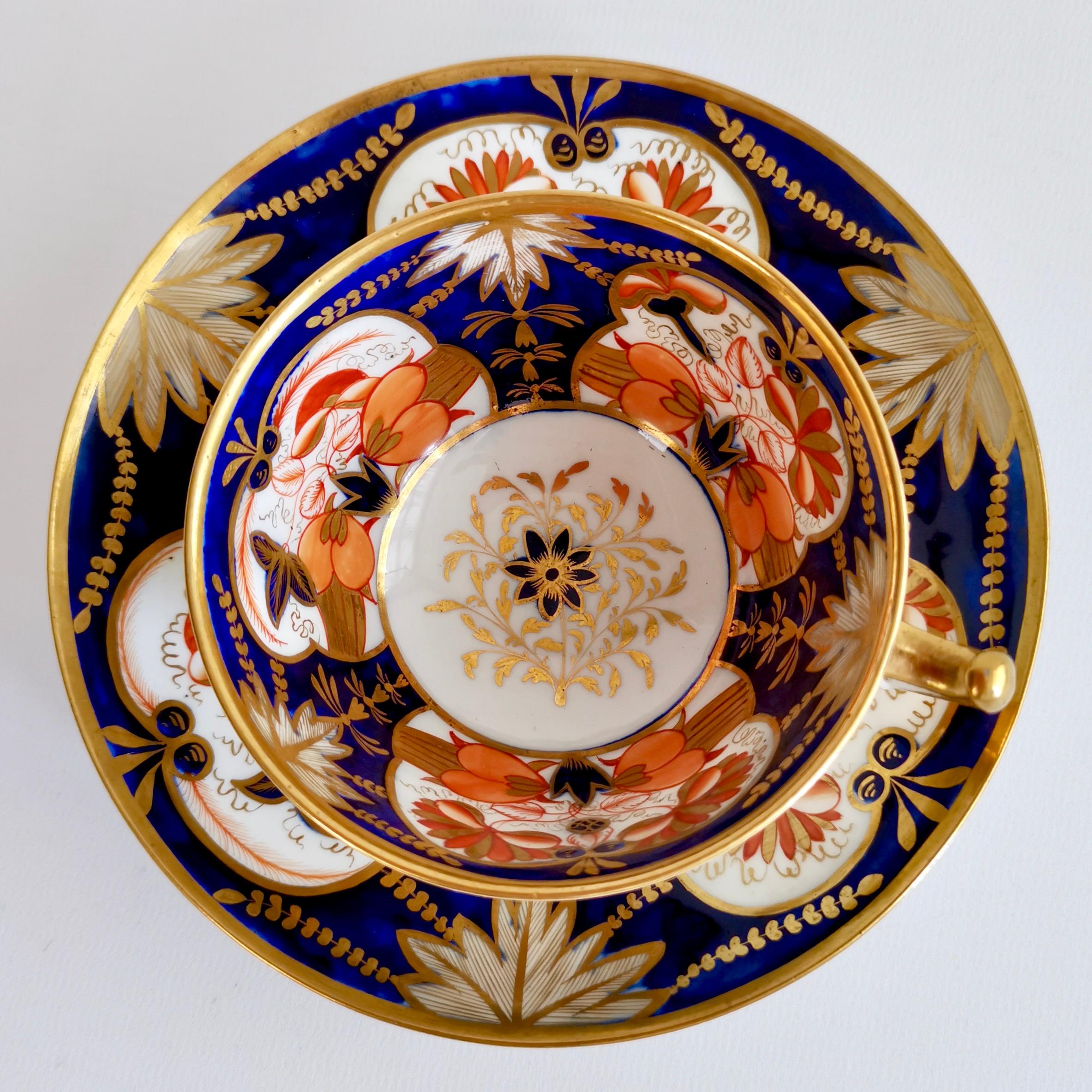 Coalport John Rose Porcelain Teacup, Imari Pattern, Regency ca 1815 In Good Condition In London, GB