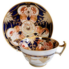 Coalport John Rose Porcelain Teacup, Imari Pattern, Regency ca 1815