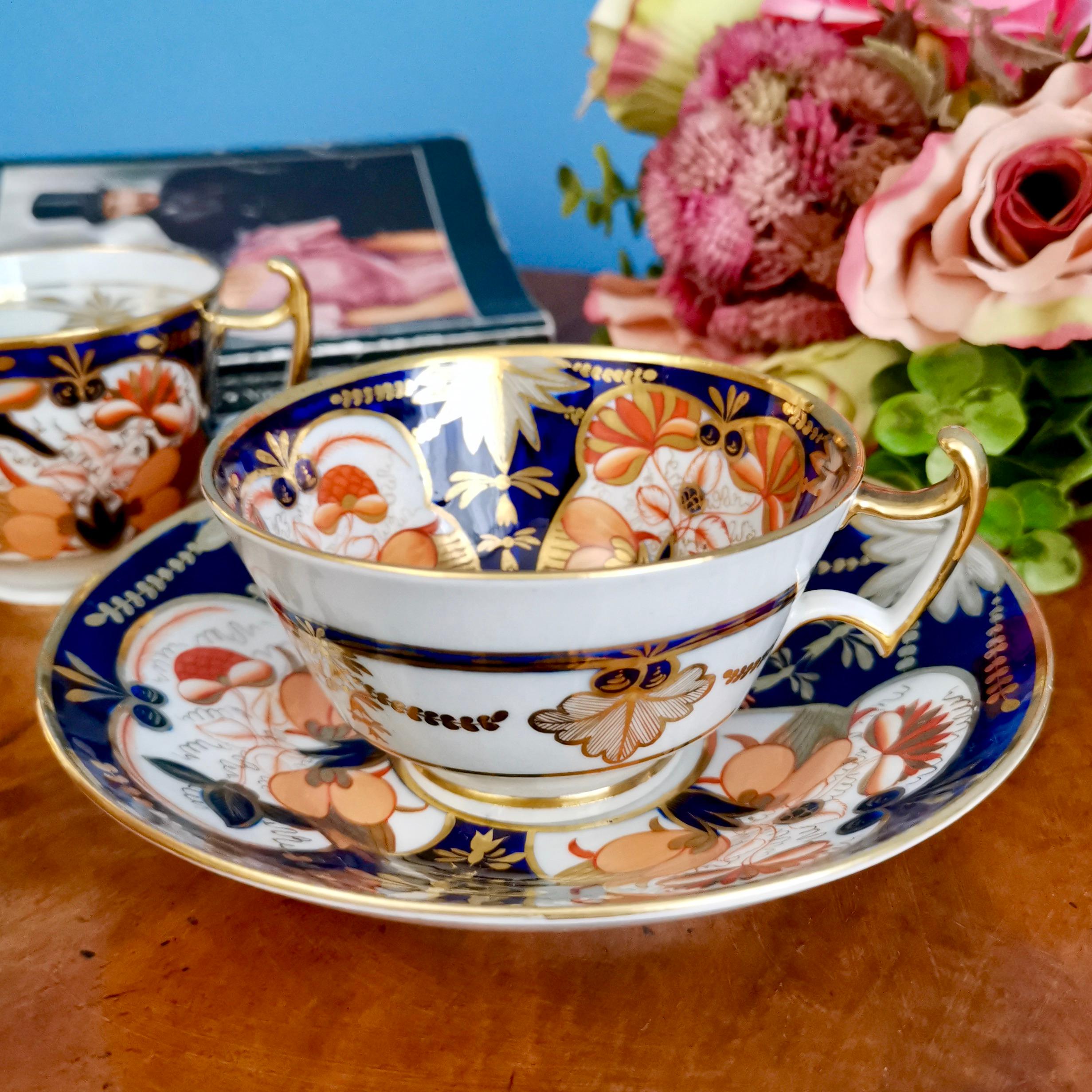 This is a beautiful teacup and saucer made by John Rose / Coalport in about 1815, which was the Regency era. The set is decorated with a stunning Imari pattern.

Coalport was one of the leading potters in 19th and 20th century, Staffordshire. They