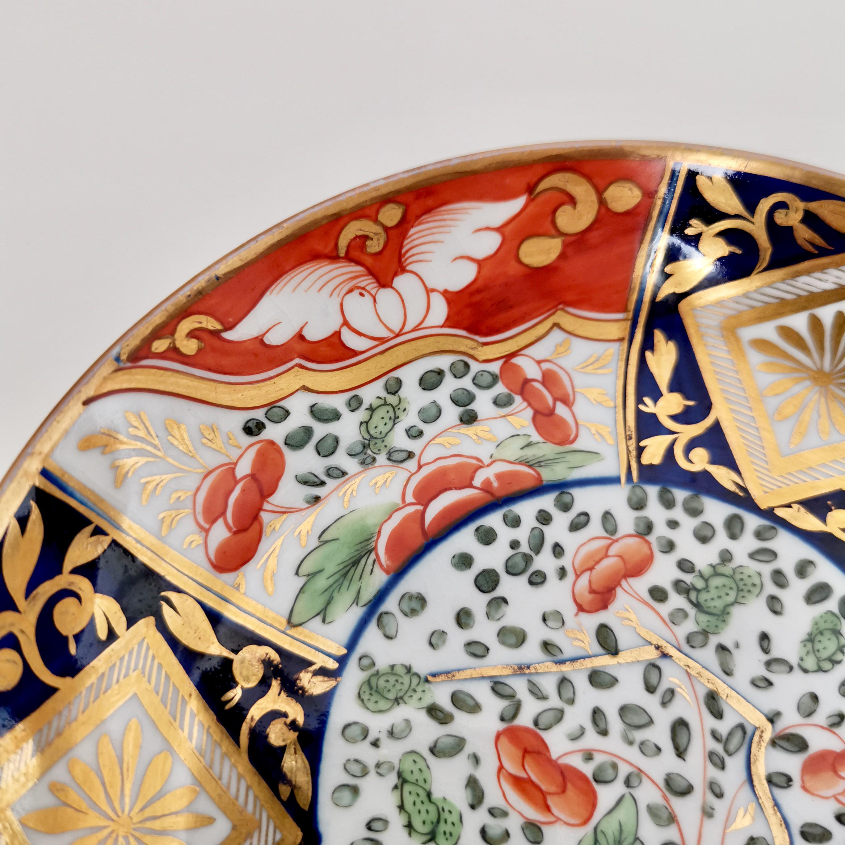 Coalport John Rose Porcelain Teacup, Japan Imari Pattern, Regency ca 1805 3