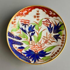 Coalport John Rose Teacup Trio, Imari, Finger and Thumb Pattern 376, 1803-1807