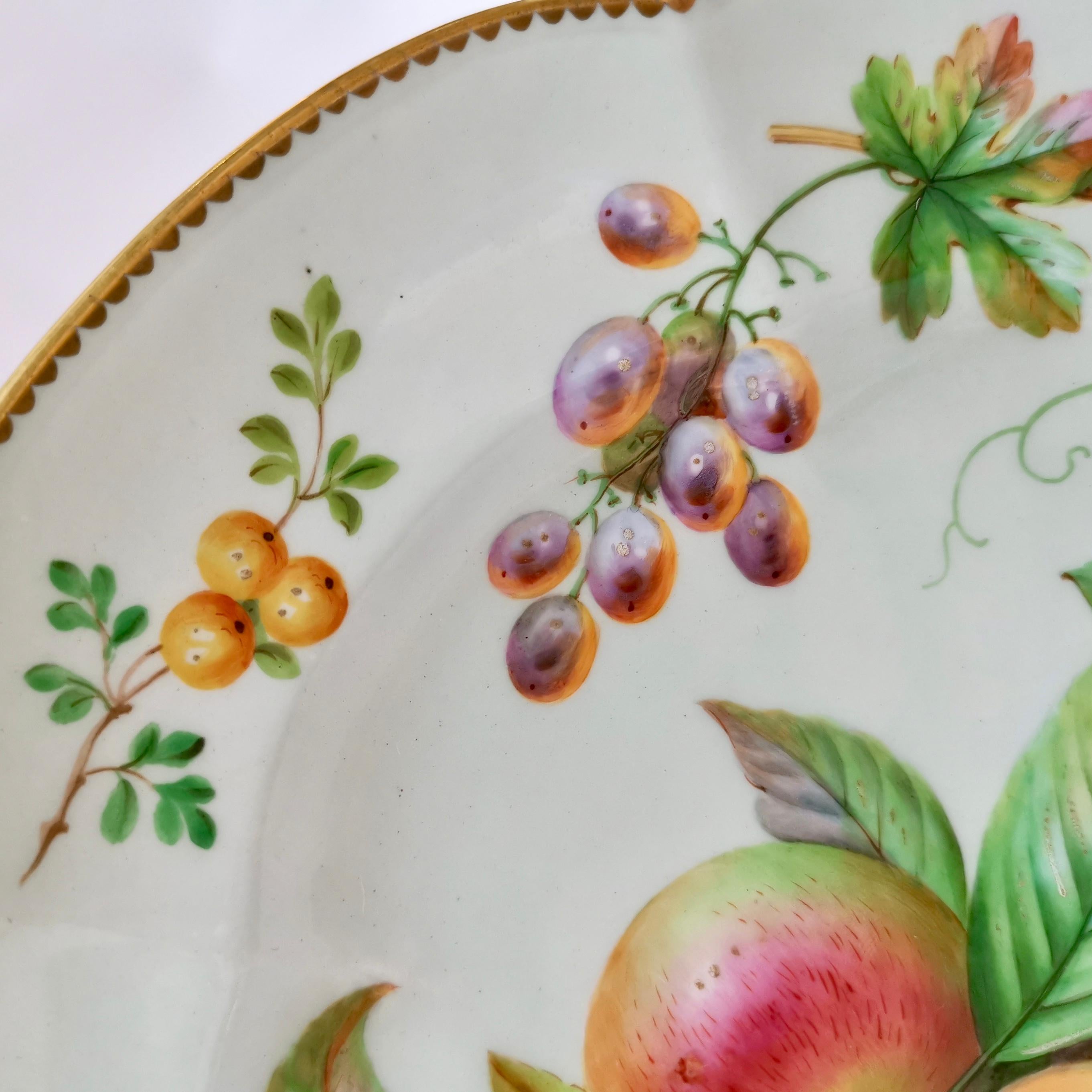 Coalport Part Dessert Service, Fruit Paintings, 1850-1865 6