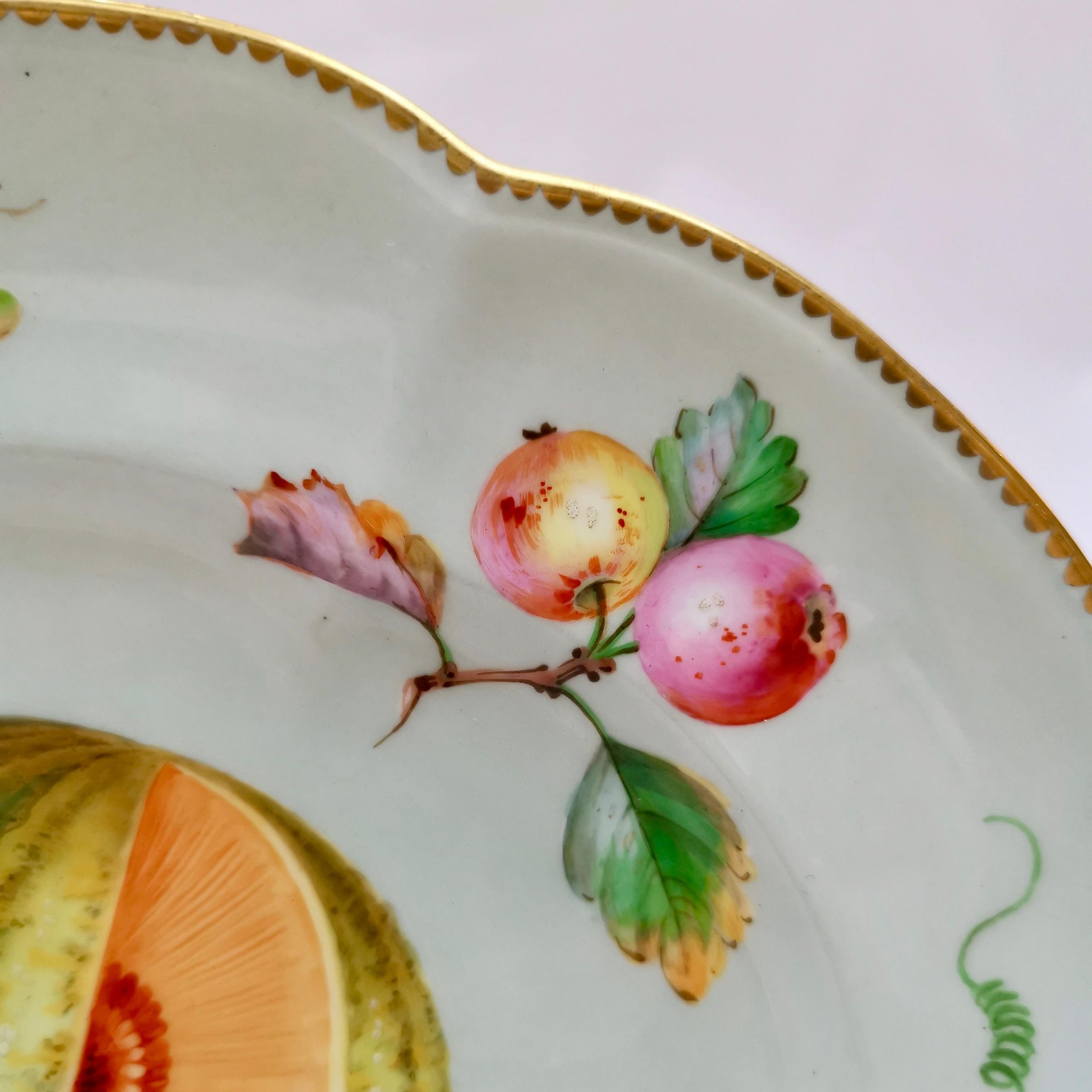 Coalport Part Dessert Service, Fruit Paintings, 1850-1865 8