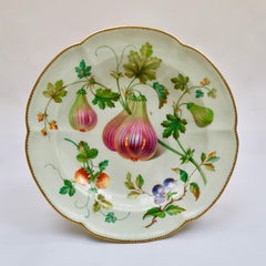 Coalport Part Dessert Service, Fruit Paintings, 1850-1865