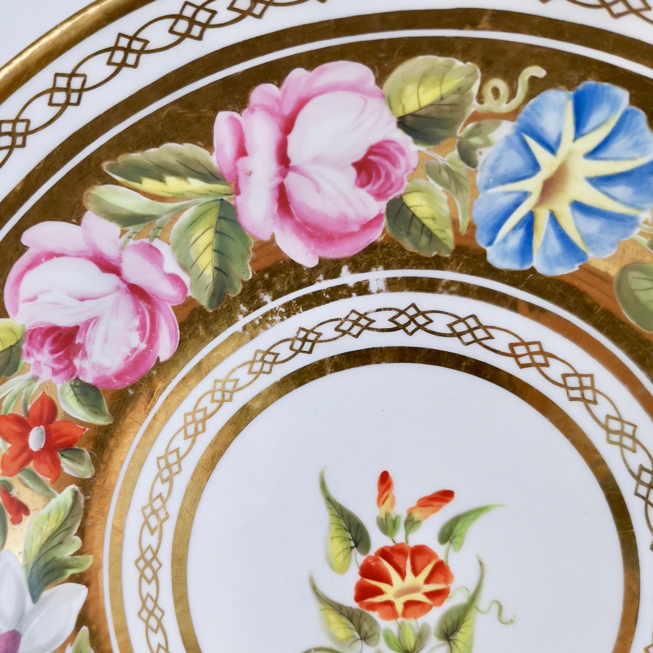 Regency Coalport Plate, Marquis of Anglesey Service, circa 1820