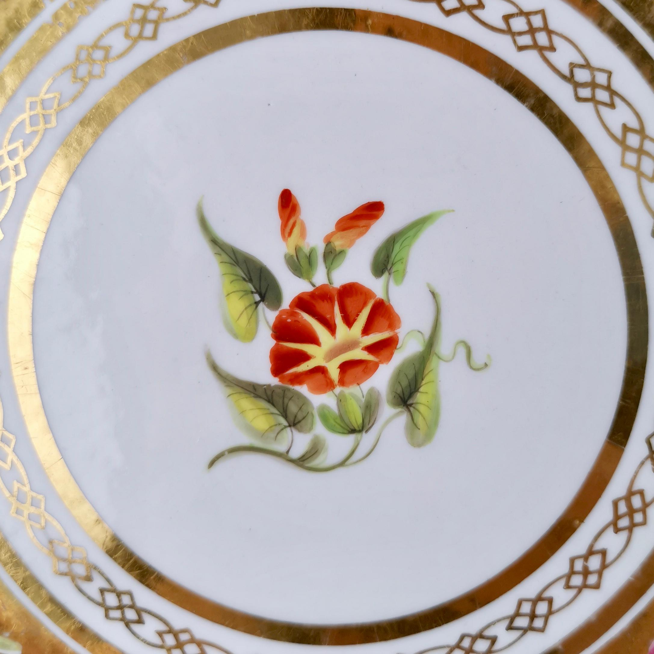 Coalport Plate, Marquis of Anglesey Service, circa 1820 1