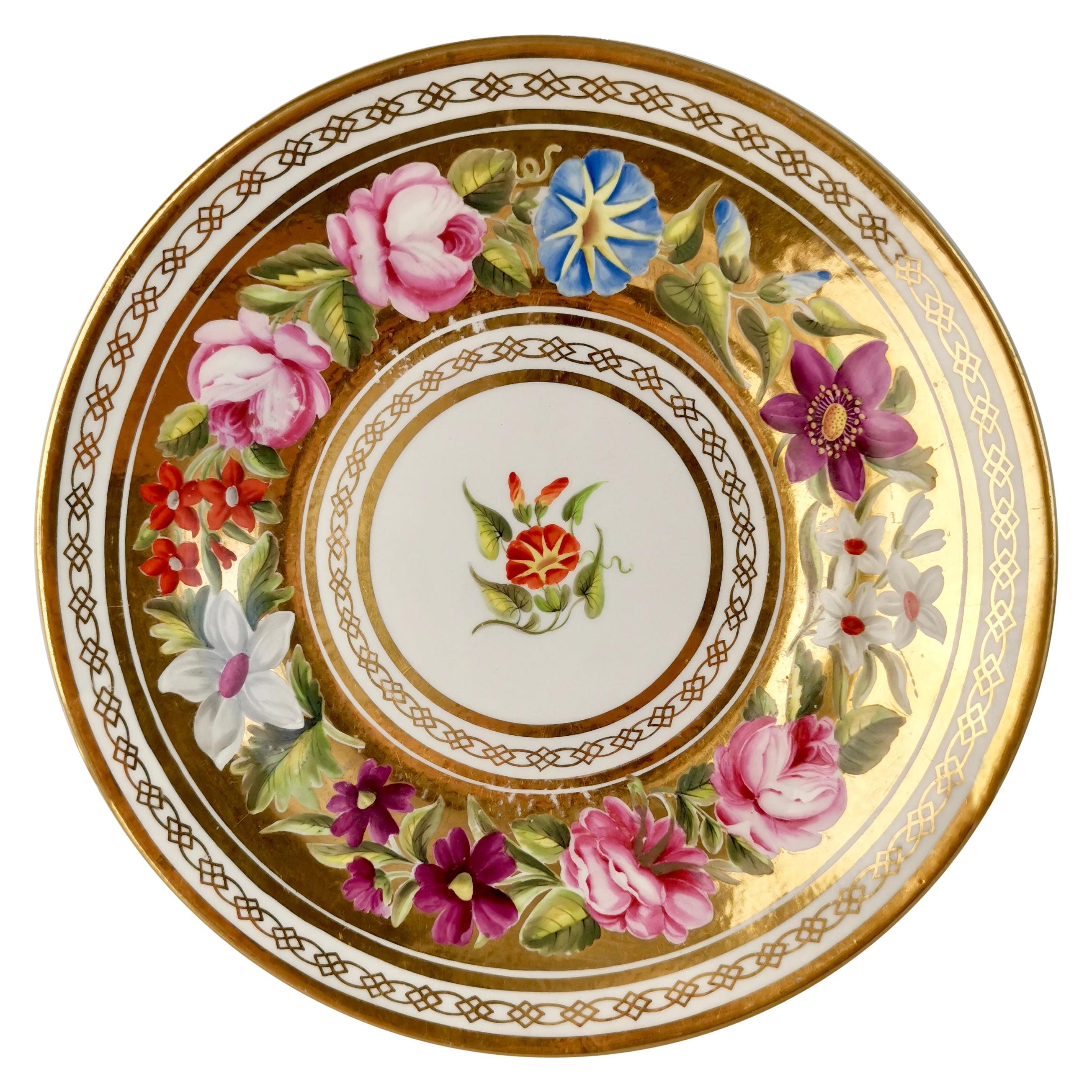 Coalport Plate, Marquis of Anglesey Service, circa 1820