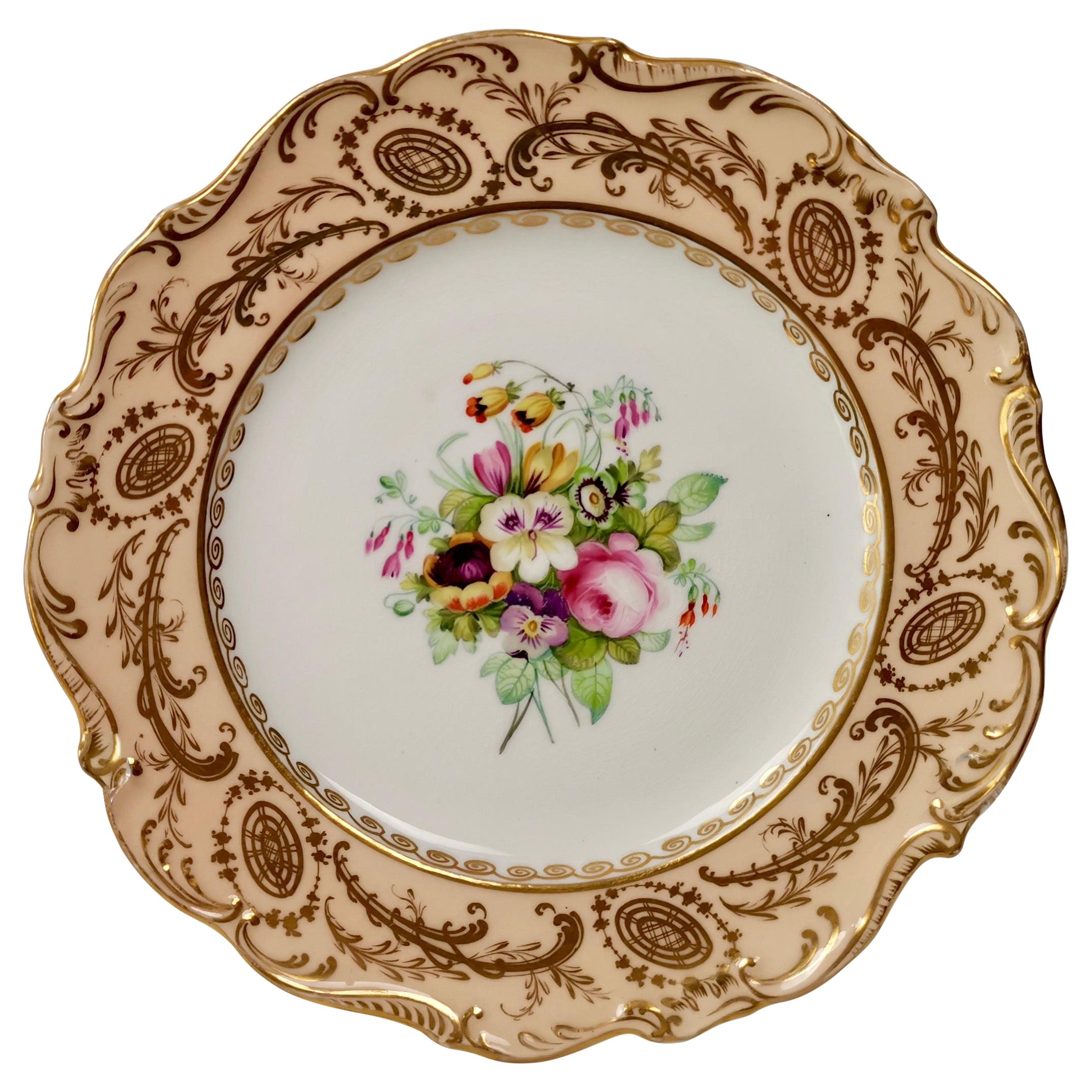 Early 1900\u2019s Hand Painted Floral Porcelain plate. Beautiful Antique