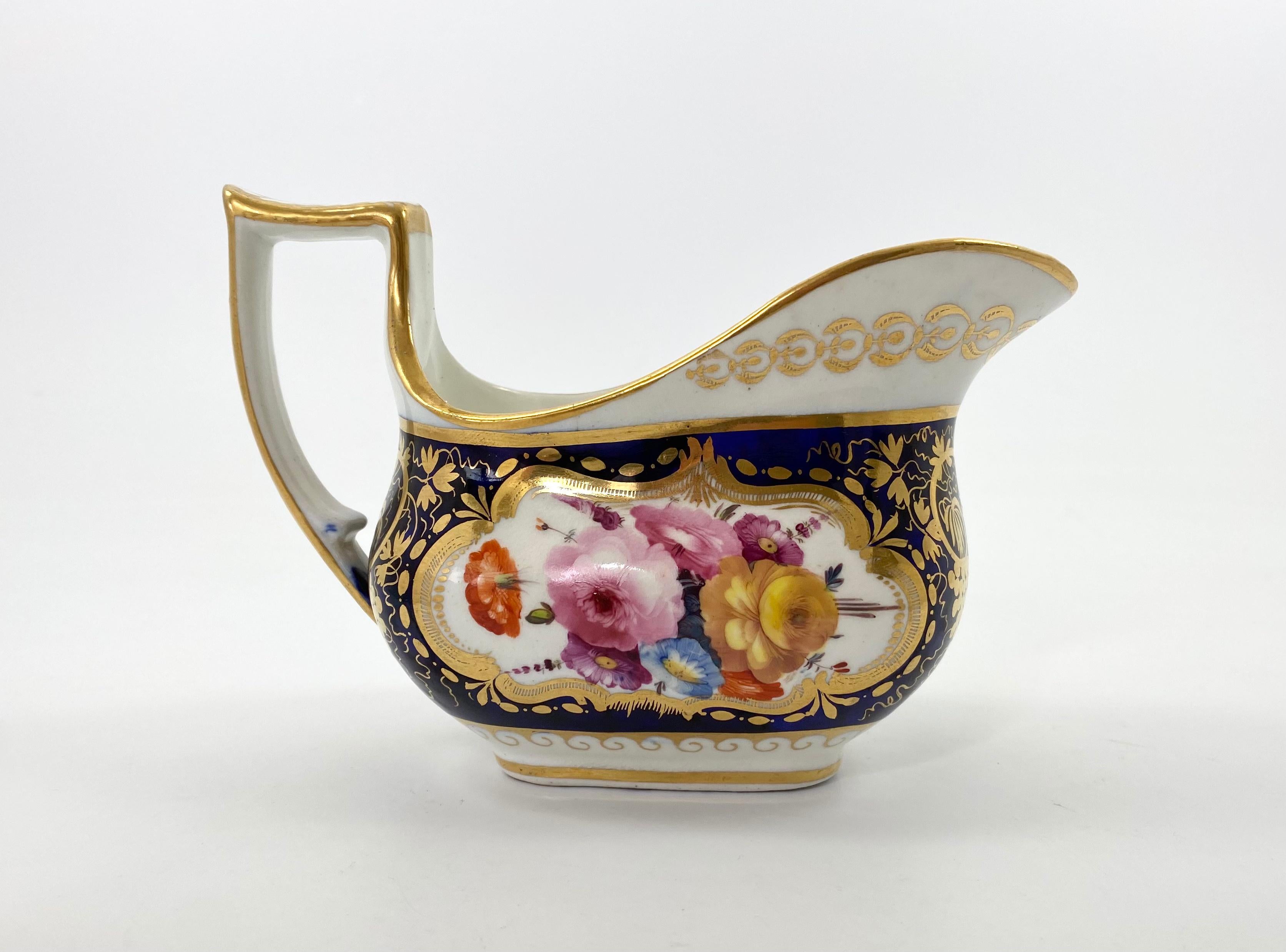 Regency Coalport Porcelain Cream Jug, c. 1830