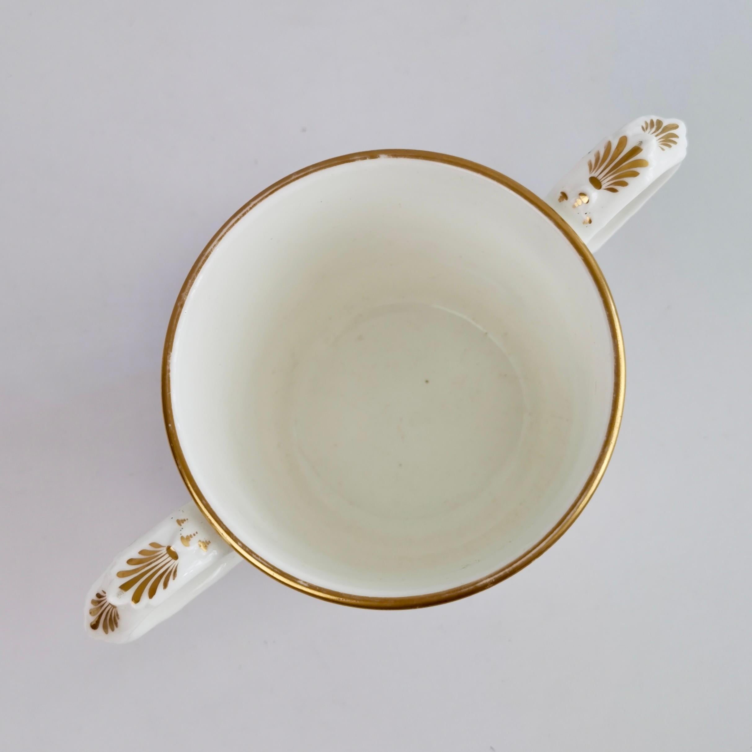 Coalport Porcelain Porter Mug, Flowers by Thomas Dixon for William Cooke, 1845 6