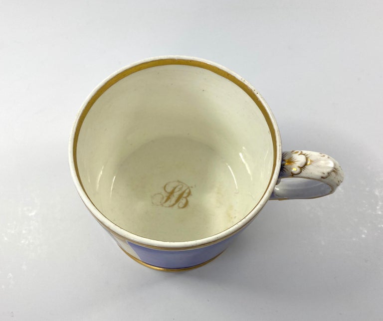 Coalport Porcelain Porter Mug, J.H. Smith, Dated 1820 In Good Condition For Sale In Gargrave, North Yorkshire