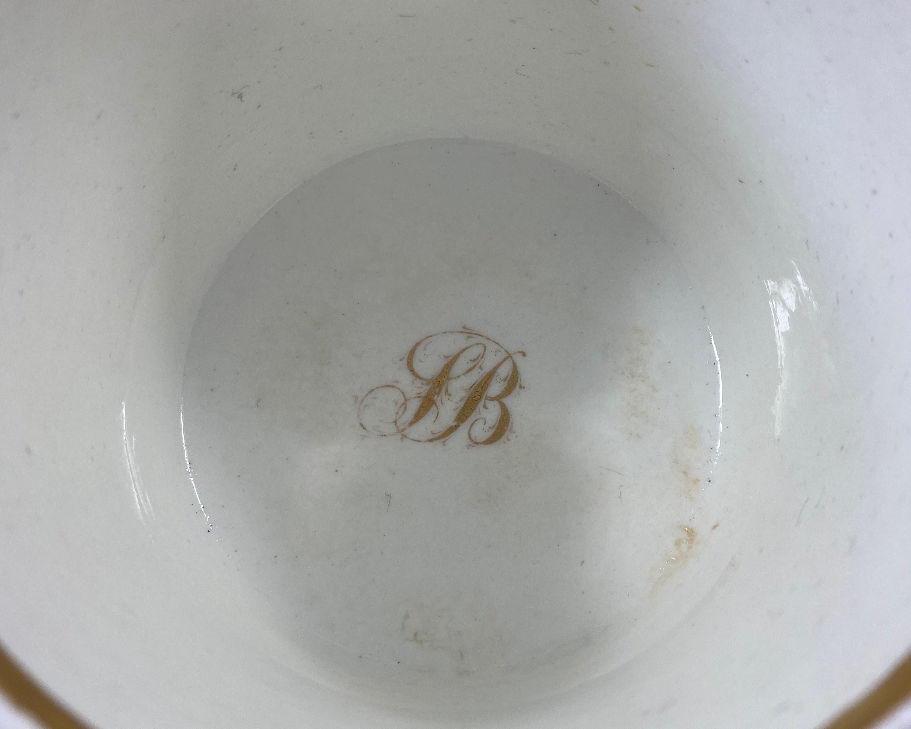 Coalport Porcelain Porter Mug, J.H. Smith, Dated 1820 For Sale 1