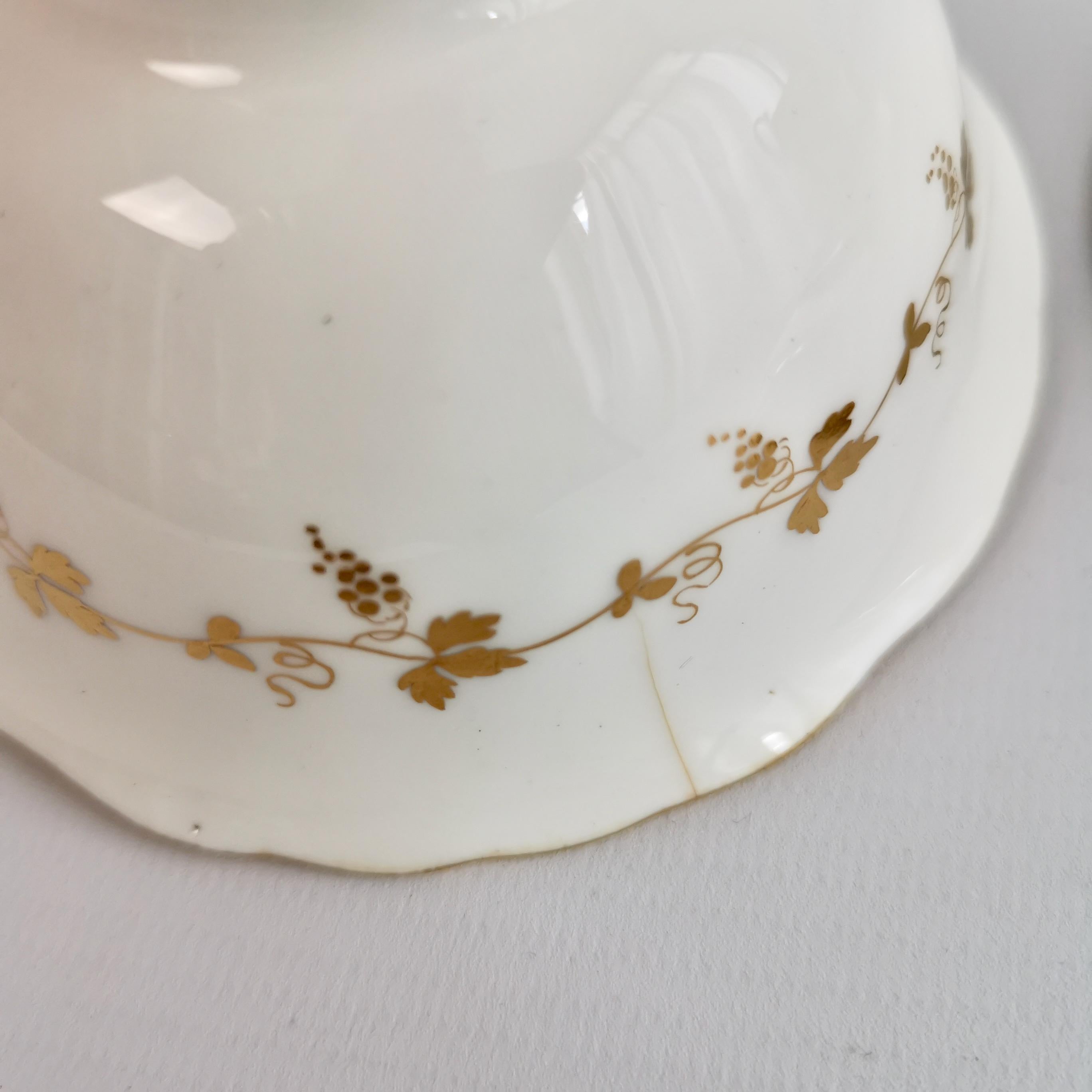 Tasse à thé en porcelaine de Coalport, beige avec paysages, néo-rococo, vers 1840 en vente 6