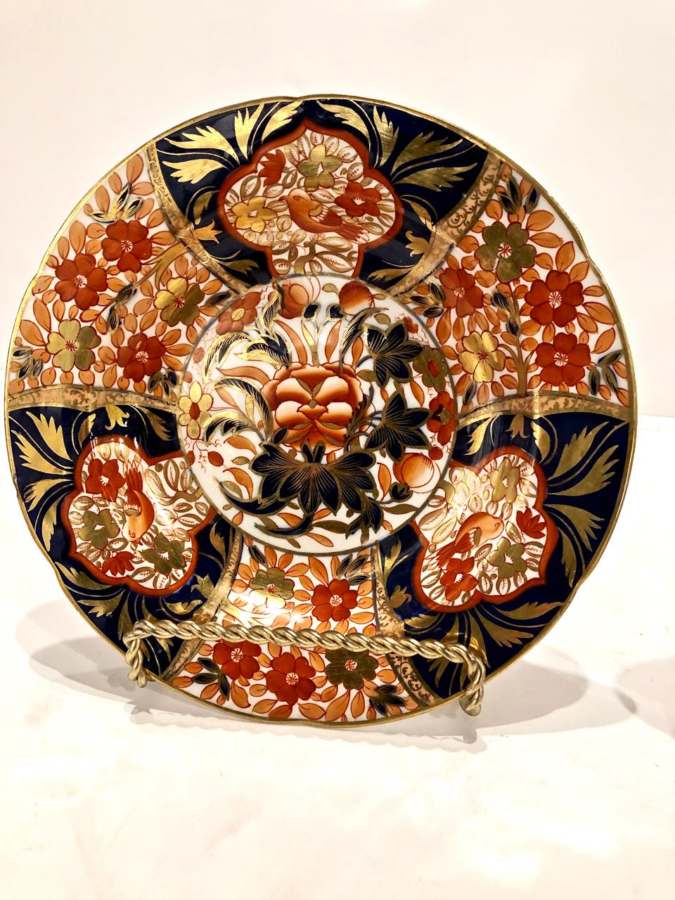 Chinoiserie Coalport Soup Plates, Early 19th Century