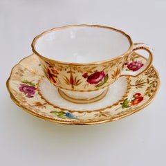 Coalport Teacup, Hockey Stick Moulding Patt. 996, circa 1820