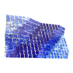 "Coast 2 Coast" Original Glass and Metal Wall Sculpture