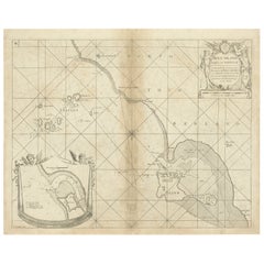 Coast of Northumberland, England, einschließlich der Heiligen und Farne-Inseln, um 1693