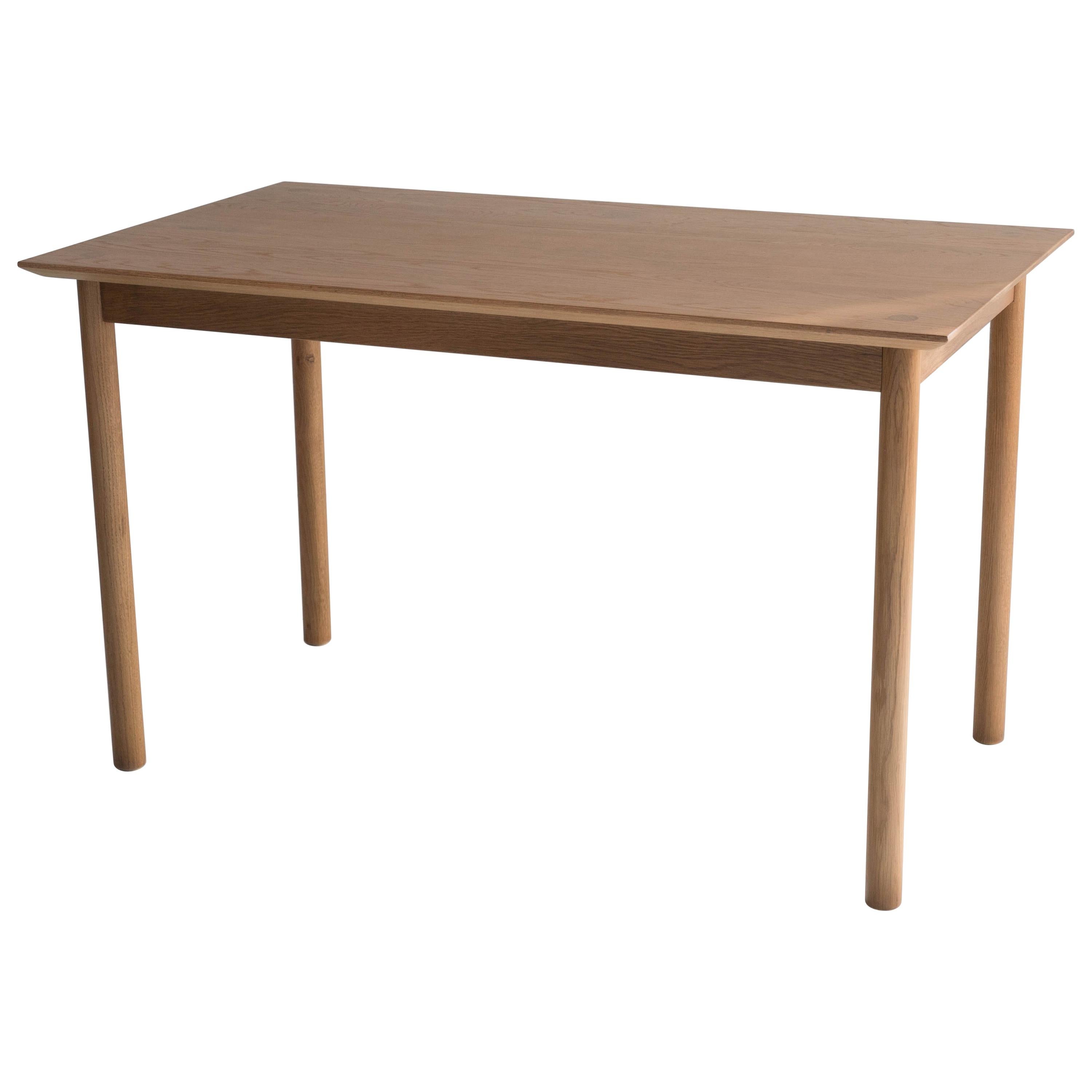 Table Coast Table by Sun at Six, Sienne, table de salle à manger ou bureau minimaliste en bois