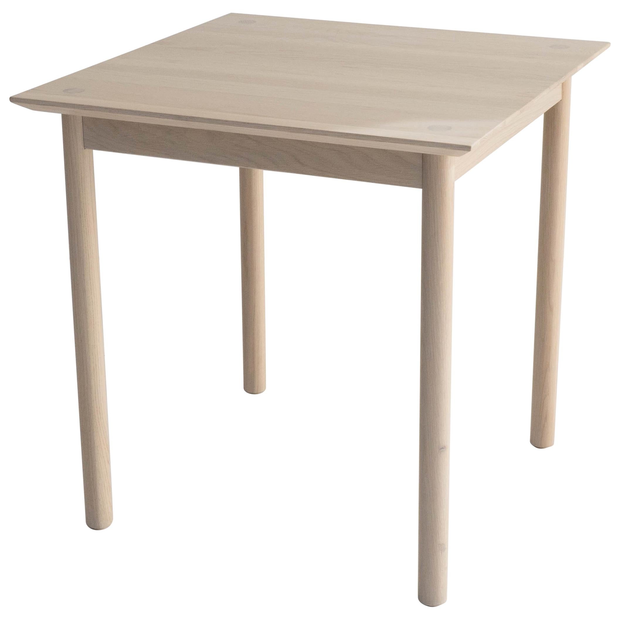 Coast Table Square by Sun at Six, Nude Minimalist Dining Table or Desk in Wood