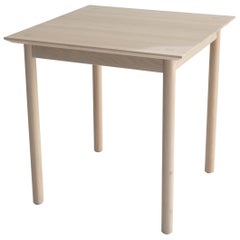 Coast Table Square by Sun at Six, Nude Minimalist Dining Table or Desk in Wood