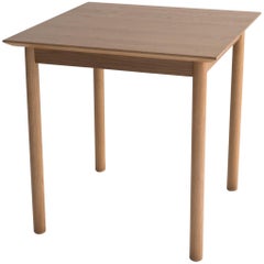 Coast Table Square by Sun at Six, Sienna Minimalist Dining Table or Desk in Wood