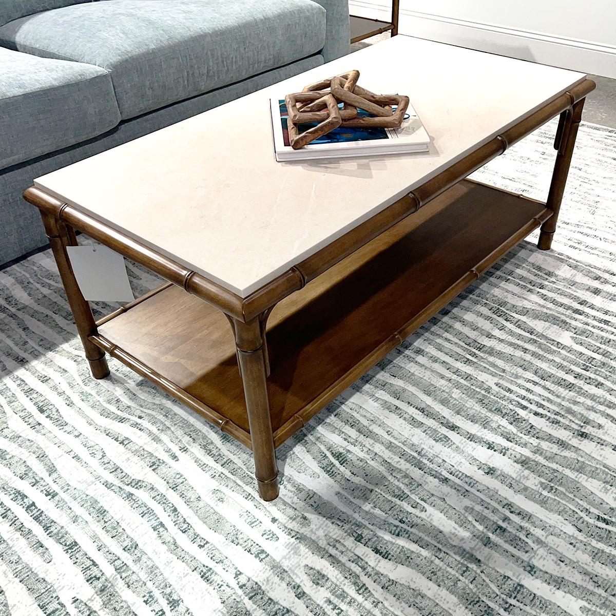 Vietnamien Table basse en bambou côtier en vente